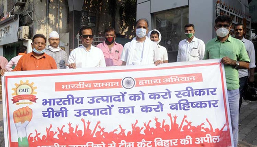 क्षेत्रमा उत्पन्न भएको तनावका कारण भारतमा चिनिया वस्तुहरु बहिष्कार गर्ने अभियान