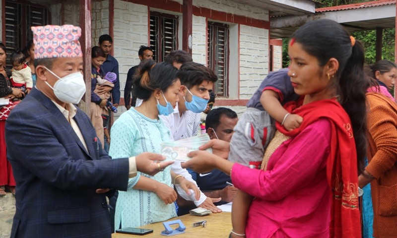 दुई वर्षमुनिका शिशुलाई प्रोत्साहन भत्ता
