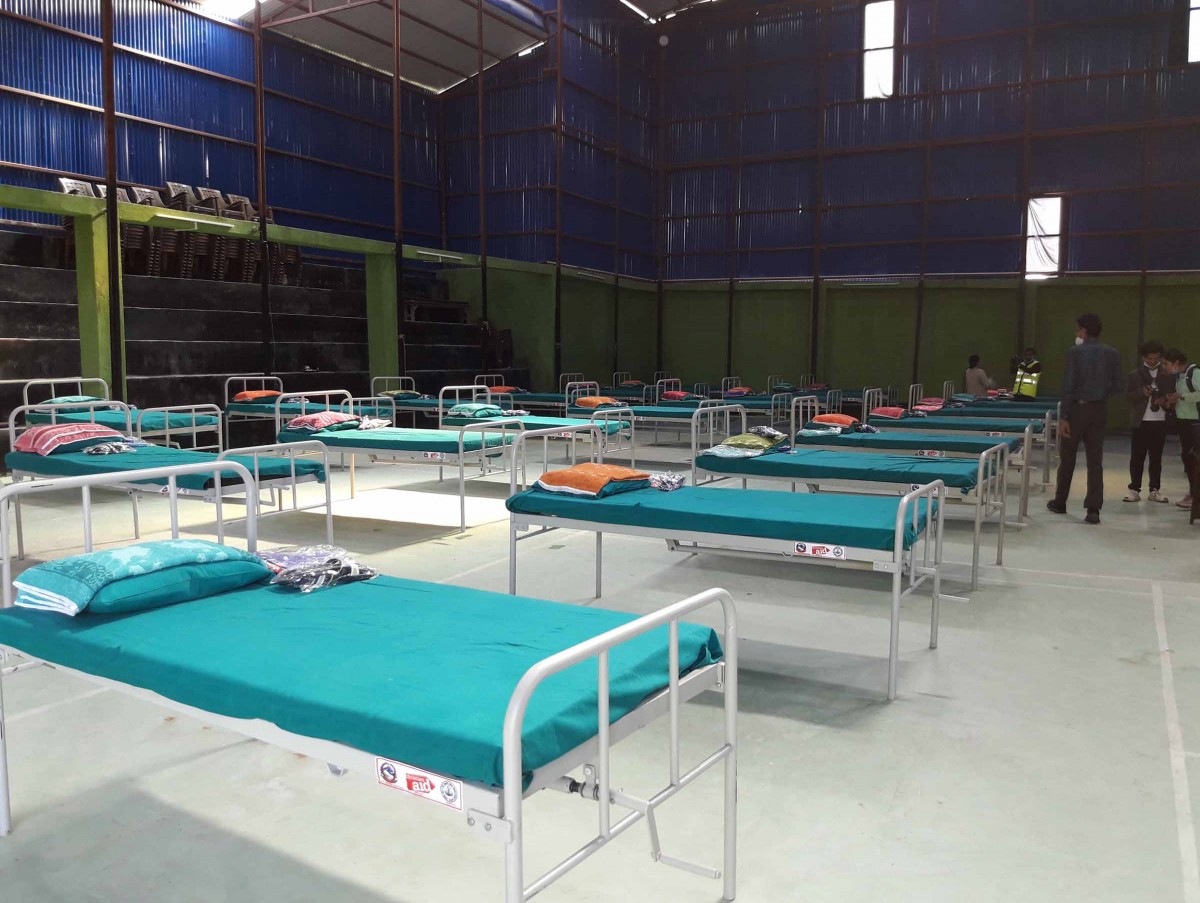 WE FEEL gives beds for quarantine photo_nepalwide.jpg