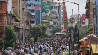 उपत्यकामा निषेधाज्ञाकै बीच रातो मच्छिन्द्रनाथको रथ तान्‍न सुरु