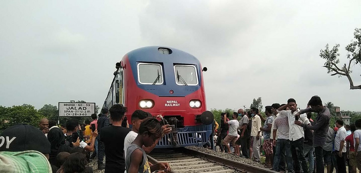जनकपुर आइपुग्यो नेपाली रेल 