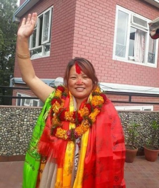 उपमेयर बिणादेबी राई प्रवल जनसेवा श्री (चतुर्थ)बाट बिभुषित