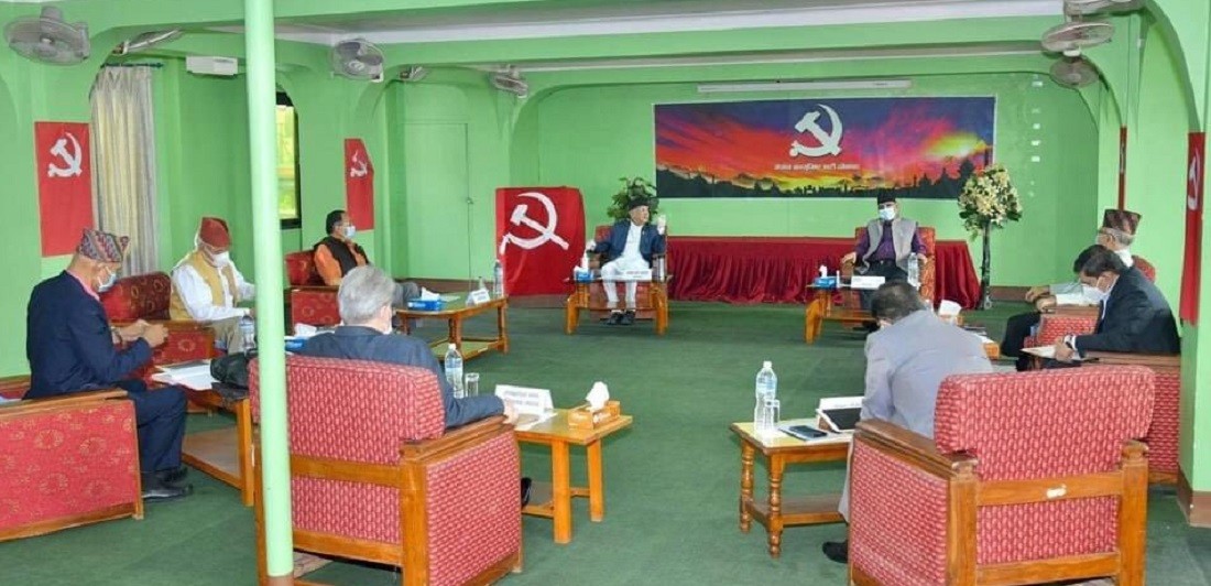 नेकपा सचिवालय बैठकमा मन्त्रिपरिषद् पुनर्गठनबारे छलफल