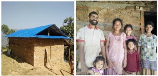 वडाध्यक्षको पहलमा विपन्नलाई घर