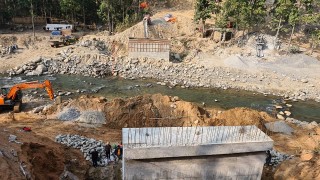 साप्सु खोला पुलको काम ३५ प्रतिशत सम्पन्न