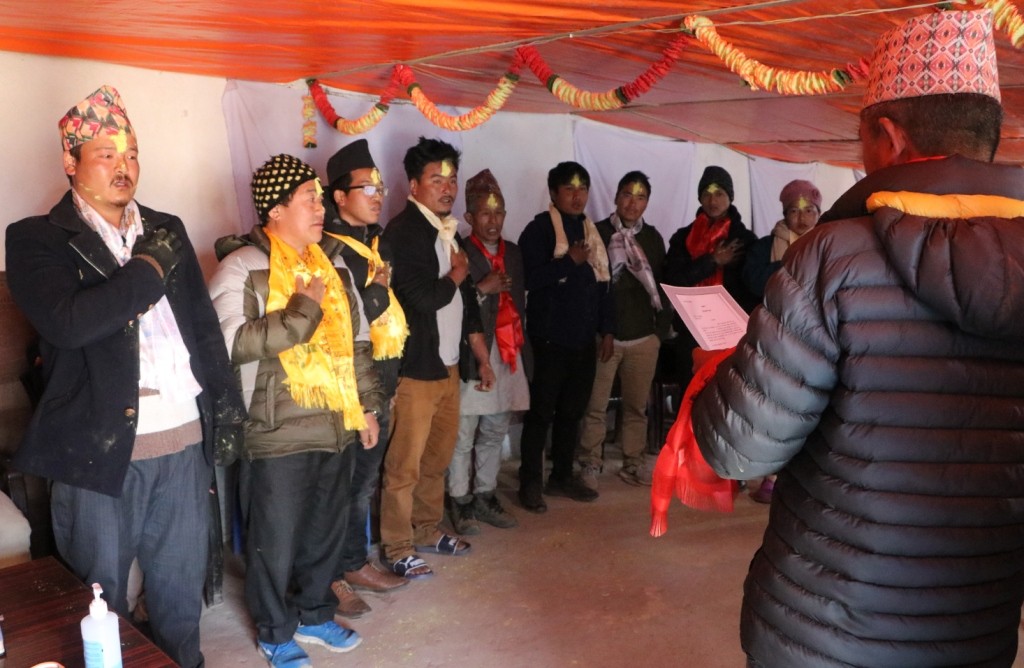 खोटाङको केपिलासगढीमा यायोक्खाको पालिका स्तरीय कमिटि