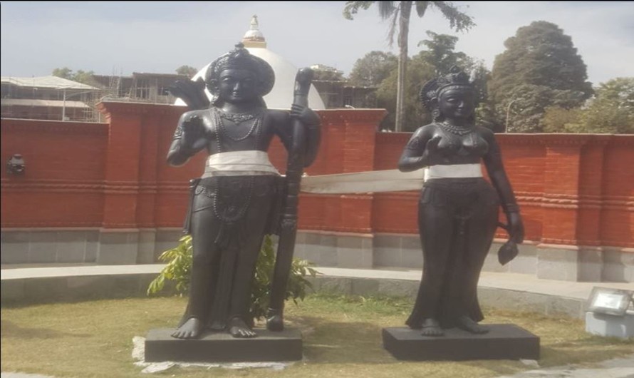 प्रधानमन्त्री ओलीले आफ्‍नै खर्चमा बनाए राम र सीताको मूर्ति