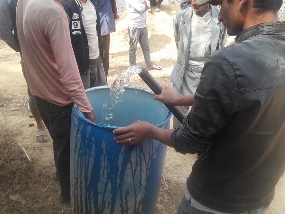 स्थानीयको पहलमा नदीको पानी गाउँमा निकालियो