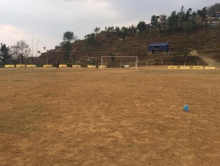 दिक्तेलमा हुने अन्तर क्लब फुटबल प्रतियोगीताको तयारी पुरा
