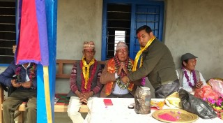 पुर्वलाहुरेलाई गाउँमा अभिनन्दन