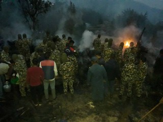 फर्निचर उद्योगमा आगलागी, ५० लाखभन्दा बढिको क्षती