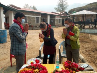 साकेलामा स्वीस राजदुत एलिजाबेथ
