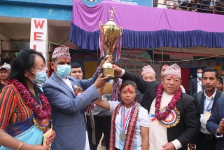 पुरुषतर्फ षडानन्द नगरपालिका र महिलातर्फ मानेभञ्ज्याङ गाउँपालिका प्रथम