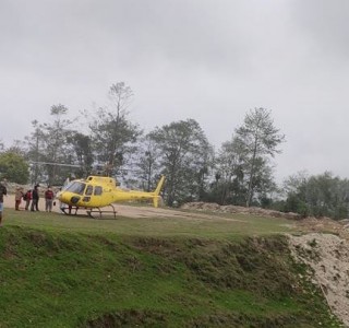 कोरोना संक्रमित ३ लाख २० हजारमा हेलीकोप्टर चार्टर गर्न बाध्य