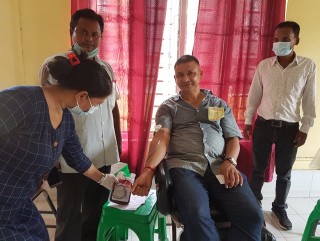 हरिमोहन श्रेष्ठले  गरे ९० औं पटक रक्तदान