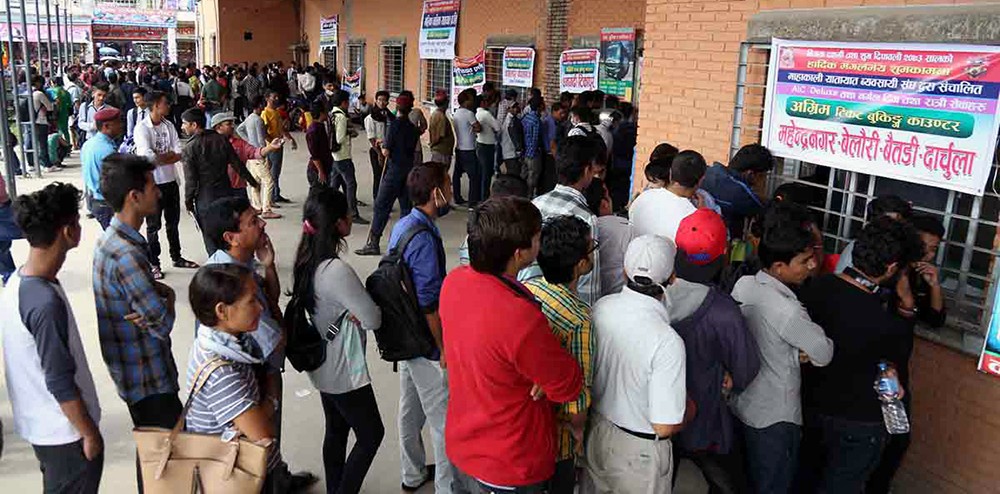 दसैँका लागि असोज १० गतेदेखि अग्रिम टिकट बुकिङ  खुल्ने