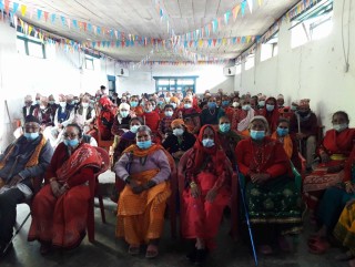 खोटाङका १० ज्येष्ठ नागरिक सम्मानित