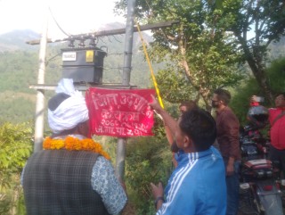 जन्तेढुंगा : सुन्तलाले चर्चित घोर्ले गाउँमा विद्युत विस्तार