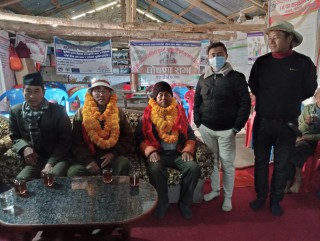 भुपु ब्रिटिस आर्मी राईले बनाइदिए गाउँमा हेलीप्याड