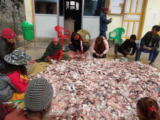 हलेसी मन्दिरमा १८ दिनमा ३ लाख ८१ हजार भेटी संकलन