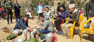 सल्ले र तलुवा जोड्ने झोलुंगे पुल शिलान्यास