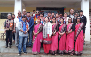 हिमालय आधारभुत विद्यालयलाई सर्वजित मेमोरियल ट्रष्टको सहयोग