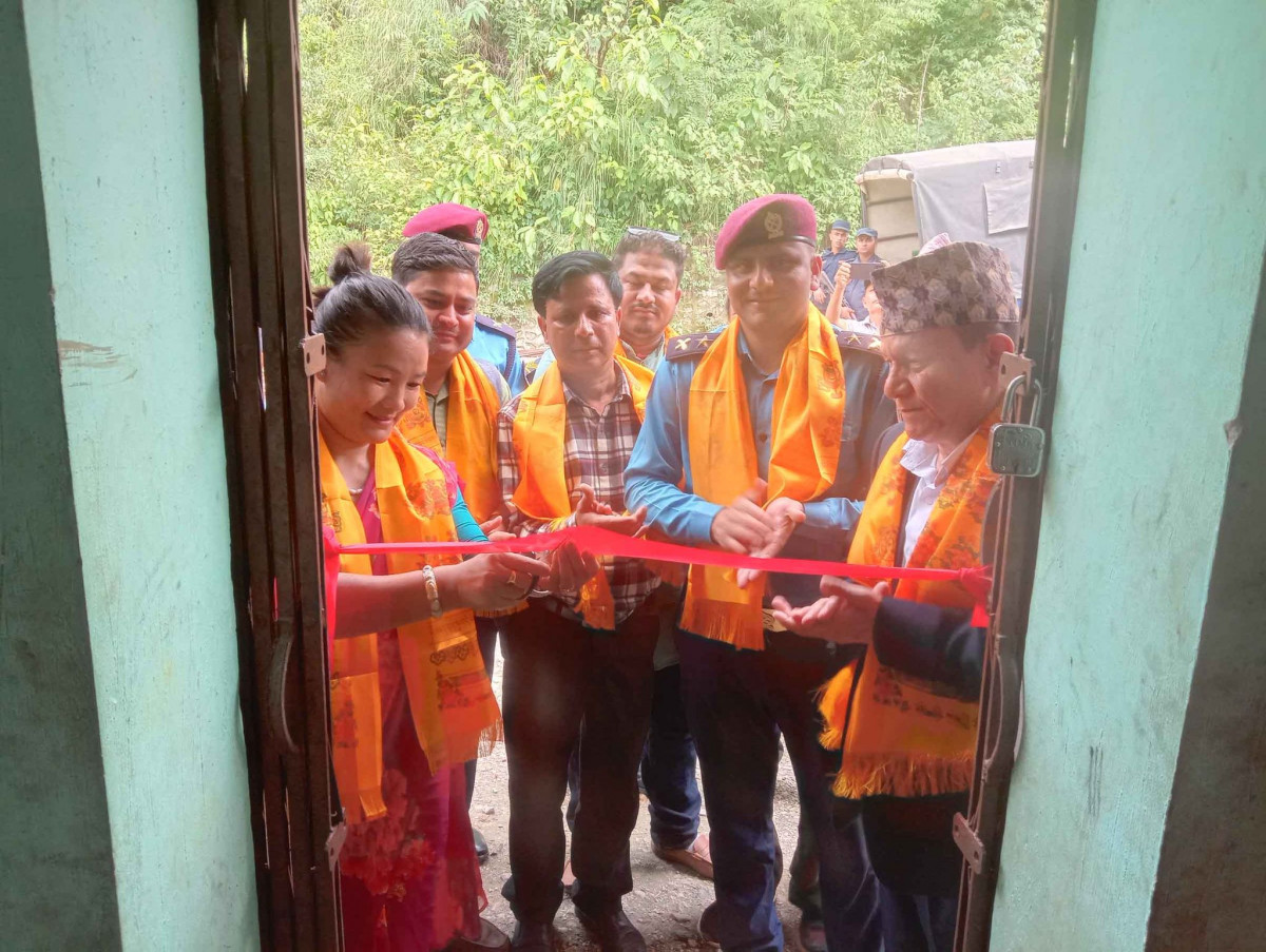खोटाङको प्रमुख नाका जयरामघाटमा अस्थायी  प्रहरी पोष्ट स्थापना
