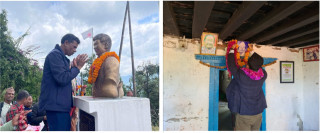 चुनावी अभियानको मुहुर्तः बाआमाको तस्बीरदेखि शहीदको शालिकमा माल्यार्पण