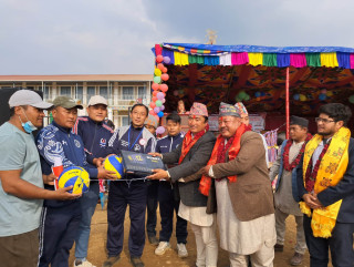 केपिलासगढीमा राष्ट्रपति रनिङ शिल्ड प्रतियोगिता सुरु
