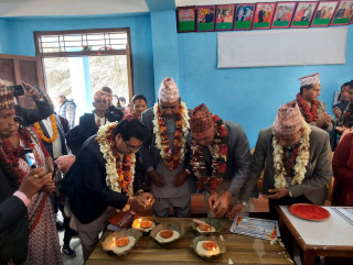 खोटाङमा दाहाल प्रतिष्ठानको भवन उद्घाटन