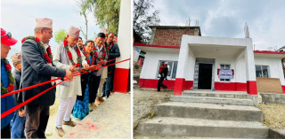 रावाबेँसी : वडा कार्यालय दुबेकोलको भवन उद्घाटन