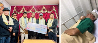क्यान्सरसँग लडिरहेका समाजसेवी राईलाई १७ लाख सहयोग