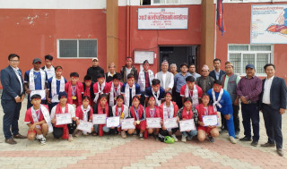 खेलाडीलाई केपिलासगढीको नगद पुरस्कार