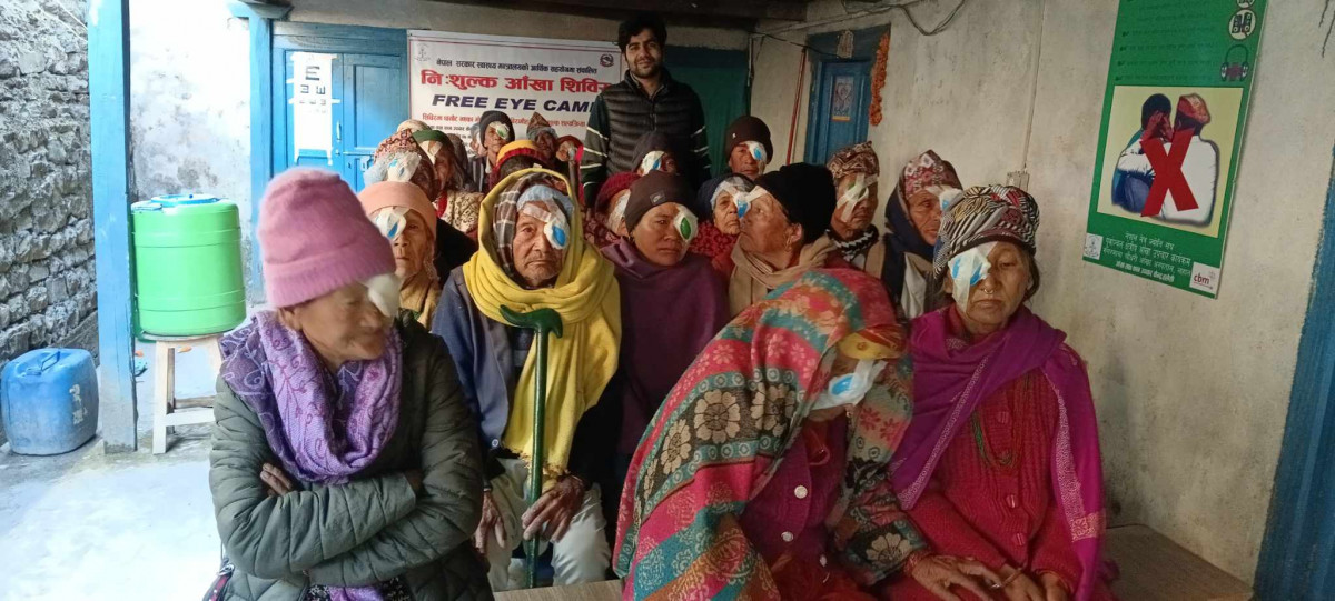 आँखा उपचार शिबिरमा ९१ जनाको आँखाको शल्यक्रिया