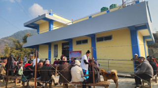 दुई वर्ष ढिलागरी बन्यो स्वास्थ्यचौकी बाहुनीडाँडाको भवन