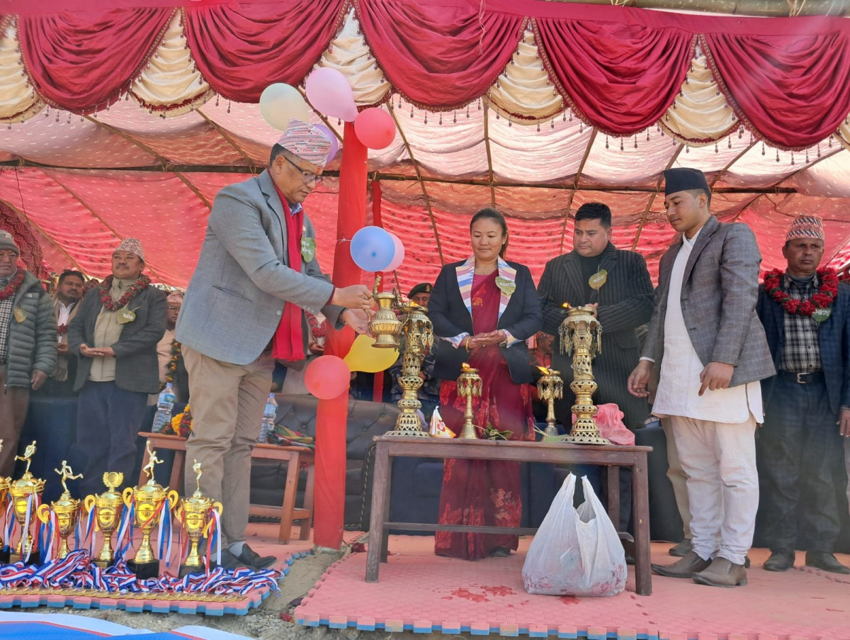 हलेसी तुवाचुङ नगरपालिकामा राष्ट्रपति रनिङ शिल्ड सुरु