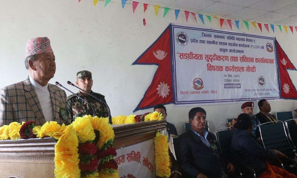 संघियता कार्यन्वयनका लागि प्रदेश कानुनको जरुरी छः प्रदेश प्रमुख खापुङ