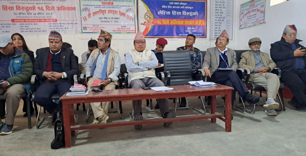 श्रवण शक्ति नभएका व्यक्तिहरूका लागि खोटाङमा दोभाषे सेवा सञ्चालन