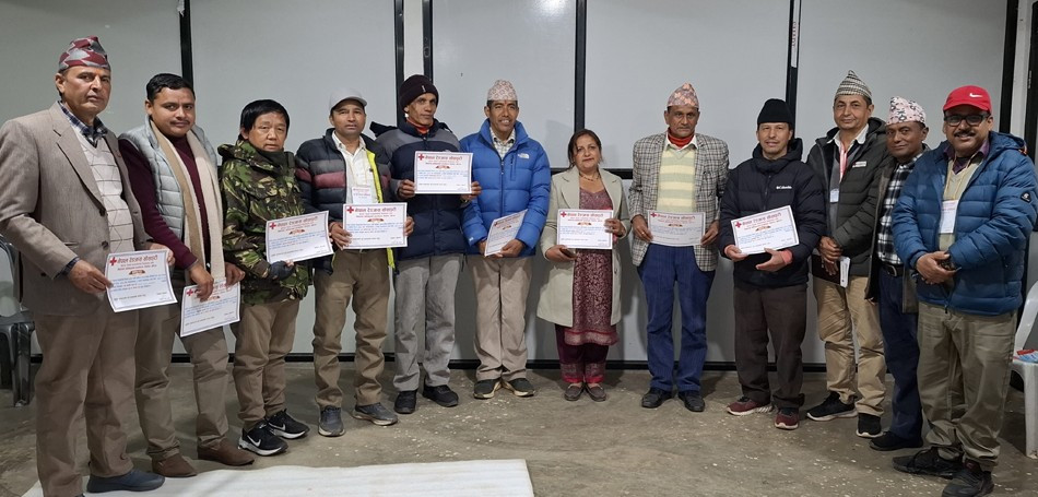 रेडक्रस खोटाङको नेतृत्वमा ज्ञानेन्द्र जोशी जोशी चयन