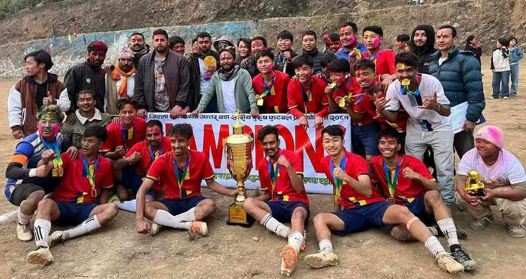 हलेसी तुवाचुङले जित्यो ‘सोल्मा वडाकप पुरुष फुटबल प्रतियोगिता–२०८१’को उपाधि