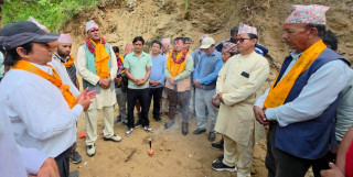 फोक्सिङटार पुलको विकल्पमा ‘फोक्सिङटार–धाप्लाङघाट’ सडक निर्माण कार्य शुरु